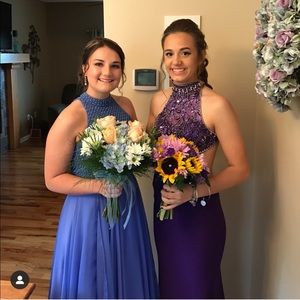 Mori Lee Highneck Prom Dress